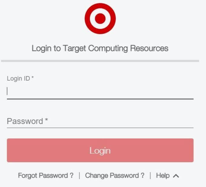 Target login